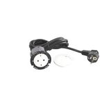 DISQ 60 1 SOCKET SCH WHITE WITH CORD 2M FR/SCH PLUG