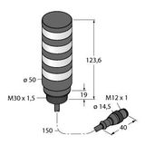 LED Signal Light Compact Signal Tower   TL50CGYYRQP