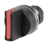 Knob selector switch, red, 2-position, Cam B