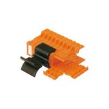 PCB plug-in connector, Accessories, Hood, orange, Number of poles: 20