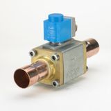Solenoid valve, EVR 32, Solder, ODF, 1 5/8 in, 16 m³/h, Function: NC