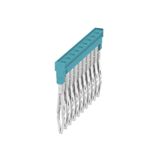 Cross-connector (terminal), Plugged, blue, 17.5 A, Number of poles: 10, Pitch in mm (P): 3.50, Insulated: Yes, Width: 33.5 mm