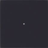 B.IQ push-button 1gang, KNX - B.IQ, glass black