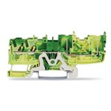 2-conductor/2-pin ground carrier terminal block