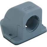 Flanged elbow synthetic Pg36 Grey BxHxT = 94x100x66 mm