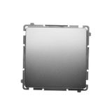 Two-way switch, (module), 10AX, quick connection, satin, metallized