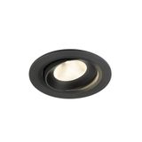 NUMINOS© MOVE L, recessed CL 4000K, 20ø, IP20, round, bl