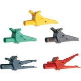 Safety alligator clip - Yellow