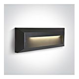 67388C/AN/V ANTHRACITE WALL LIGHT 2W CCTV DARK LIGHT IP65