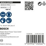 EXPERT SDS plus-7X Hammer Drill Bit 12 x 100 x 165 mm, 10-pc