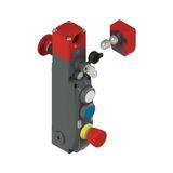 NG series safety switch with lock and integrated control devices, with actuator
