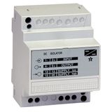 Tema SG - Galvanic separator DC - Input: 0÷5mA - Output: 0÷10V - Aux: 150÷250 Vdc
