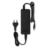 Power adapter 96W, DC24V/4A, IP20, black plastic, with plug