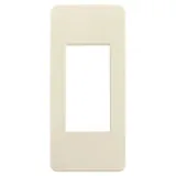 PlanaUp 1M panel cover plate, matt ivory