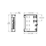TX700 HMI/PLC Series Dual-Core IOT Gateway — CODESYS V3 PLC with WEB VISU   TX700D-P3WV01