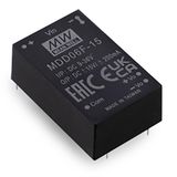 Mean Well MDD06G-05 DC/DC converter, print 600 mA 6 W Number of outputs: 2 x Contents 1 pc.