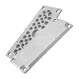 Cable entry plate LMC35 IP44 RAL7035 grey with pins