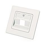 preLink/fixLink Data Outlet SL 80x80mm, Single