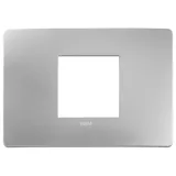 PlanaUp 2M central. cover plate, silver