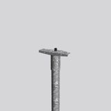 Pole mounting L 346 B 110 H 204 d 89 colour: uncoated