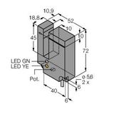 Photoelectric Sensor Bifurcated Retroreflective Sensor   SL10VB6V