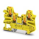 PTV 2,5-QUATTRO YE - Feed-through terminal block