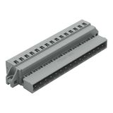 1-conductor male connector CAGE CLAMP® 2.5 mm² gray
