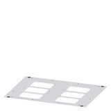 Roof plate for module inserts IP30, D: 600mm W: 800mm