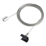 SUSPENSION 6m BLACK FOR 3-PHASE TRACK