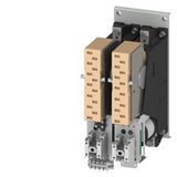 Contactor, size 12, 2-pole, DC-3 and 5, 400 A Auxiliary switch 4 NO+4 NC 230/220