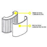 Carbon ESAB PK10 pre-filter