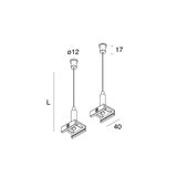 KIT SOSPENSIONE REG. 2 PZ. BIANCO