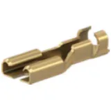 Uninsulated flat plug sleeve, 4.8 x 0.8 mm, 0.5 to 1.0 mm², AWG 22 to 18, 23.5201