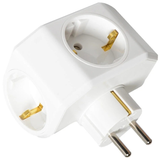 Socket Outlet Yonca Plus 3-Gang Earthed White
