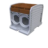 STB 300-2 Rail-mounted terminal block Al/Cu 87920 SIMBLOCK brown