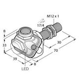 Inductive Sensor With Increased Temperature Range   BI2-EM12WDTC-Y1X