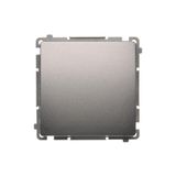 Light push button, (module), 16AX, Screw, Inox, metallized