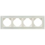 FOUR-GANG FRAME CRISTAL/ICE