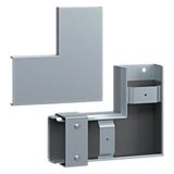 Flat angle FWK-Plus 60x100 mm galvanized for fire protection duct