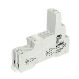 Relay socket GZM80 with screw terminals for RM84/RM85 relays
