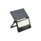 LED solar floodlight with motion sensor LUMOS II, 3000 lm, 6400K, 2x2600 mAh replaceable, IP65, black