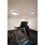 MEDO® 30, wall- and ceiling-mounted light, round, 2700/3000/4000K, 12W, trailing-edge phase, 110°, black