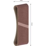 3-piece X440 sanding belt set 75 x 457 mm, 60