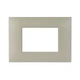 YOUNG S44 TECHNOPOLYMER COVER PLATE, DOVE GREY COLOUR - MATT FINISH - 3 MOD.