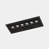 Downlight Bento Adjustable 6 LEDS 12.2W LED warm-white 2700K CRI 90 34.3º Black IP23 844lm