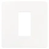 Plana Up 1M cover plate, matt white