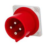 Plug 32A/400V 4-pole. IP44 built-in