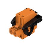 PCB plug-in connector, female plug, 5.08 mm, Number of poles: 2, 180°, PUSH IN with actuator, Clamping range, max. : 3.31 mm², Box