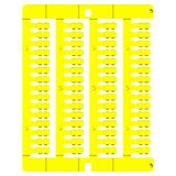 PVC label 4x15mm, yellow, for SmartPrintPlus