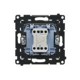 Single earial socket type "F", (module), Simon 24, IP20/IP44, champagne matt